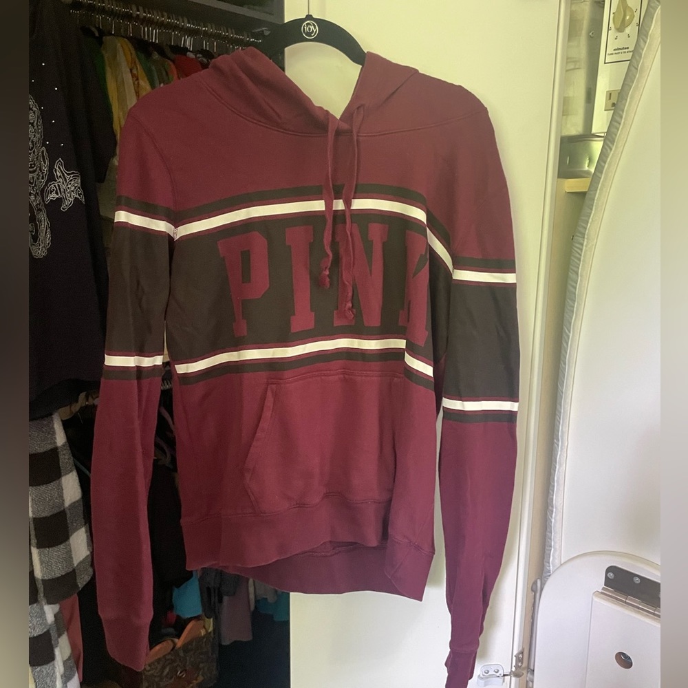 PINK from Victoria’s Secret Size L maroon sweatshirt